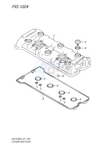 GSX-S1000 EU drawing CYLINDER HEAD COVER