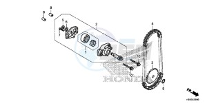 TRX250TMG TRX420 Europe Direct - (ED) drawing OIL PUMP