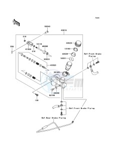 MULE_600 KAF400B8F EU drawing Master Cylinder