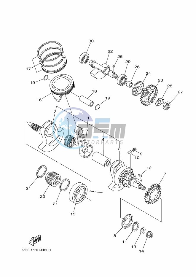 CRANKSHAFT & PISTON