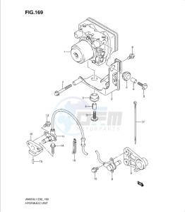 AN650 drawing HYDRAULIC UNIT (AN650AL1 E51)