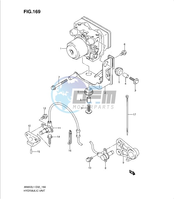 HYDRAULIC UNIT (AN650AL1 E51)