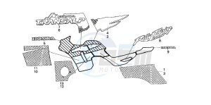 XL600V TRANSALP drawing STRIPE/MARK (1)