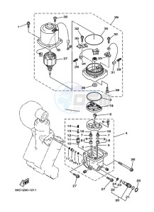 LZ150TXRC drawing POWER-TILT-ASSEMBLY-2