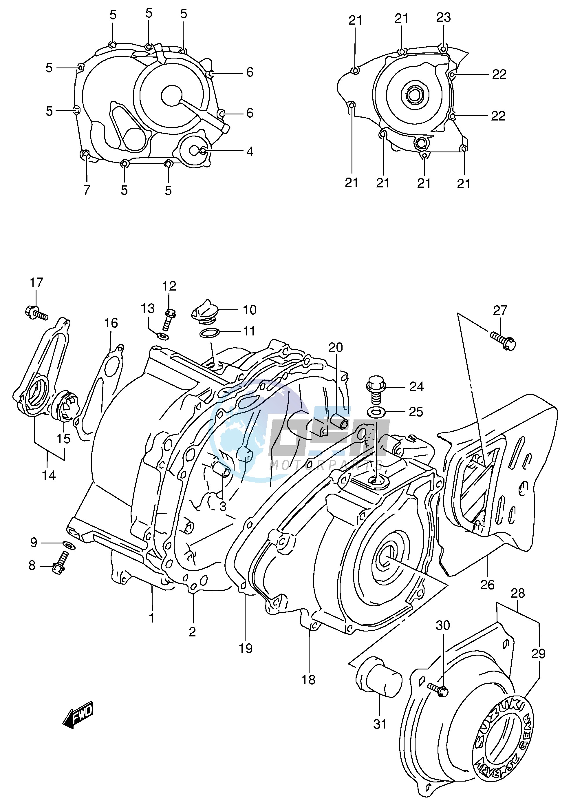 CRANKCASE COVER