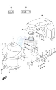 DF 200AP drawing Silencer/Ring Gear Cover