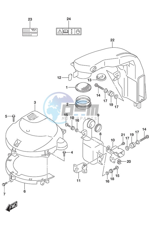 Silencer/Ring Gear Cover