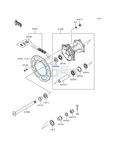 KX 250 K [KX250] (K3) [KX250] drawing REAR HUB