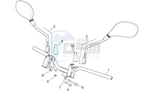 Sport City Cube 125-200 carb e3 drawing Handlebar