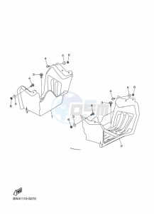 YFZ50 (BW4L) drawing STAND & FOOTREST