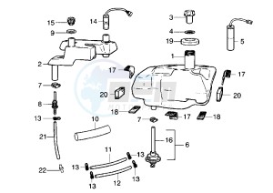 Diesis 50 drawing Fuel and oil tank