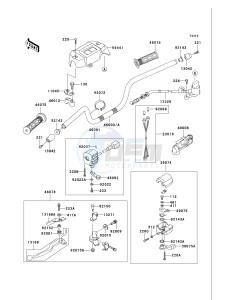 KEF 300 B [LAKOTA SPORT] (B1-B3) [LAKOTA 300 SPORT] drawing HANDLEBAR