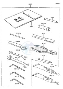 ZX 600 C [NINJA 600R] (C8-C9) [NINJA 600R] drawing OWNERS TOOLS