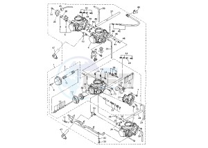 YZF R THUNDER ACE 1000 drawing CARBURETOR