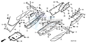 FES150A9 Europe Direct - (ED / ABS 2ED) drawing FLOOR PANEL/CENTER COVER