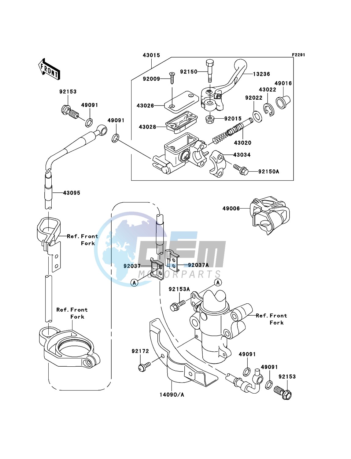 Front Master Cylinder