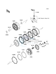 KLX125 KLX125CCF XX (EU ME A(FRICA) drawing Clutch