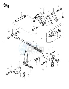 KLT 250 A [KLT250] (A2) [KLT250] drawing CHAIN TENSIONER -- 83 A2- -