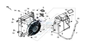 MAXSYM 600I drawing RADIATOR