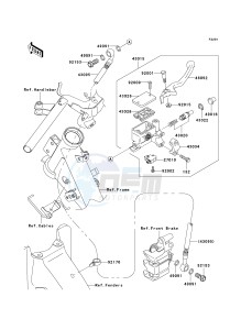 AN 112 D (D6F-D7F) D6F drawing FRONT MASTER CYLINDER