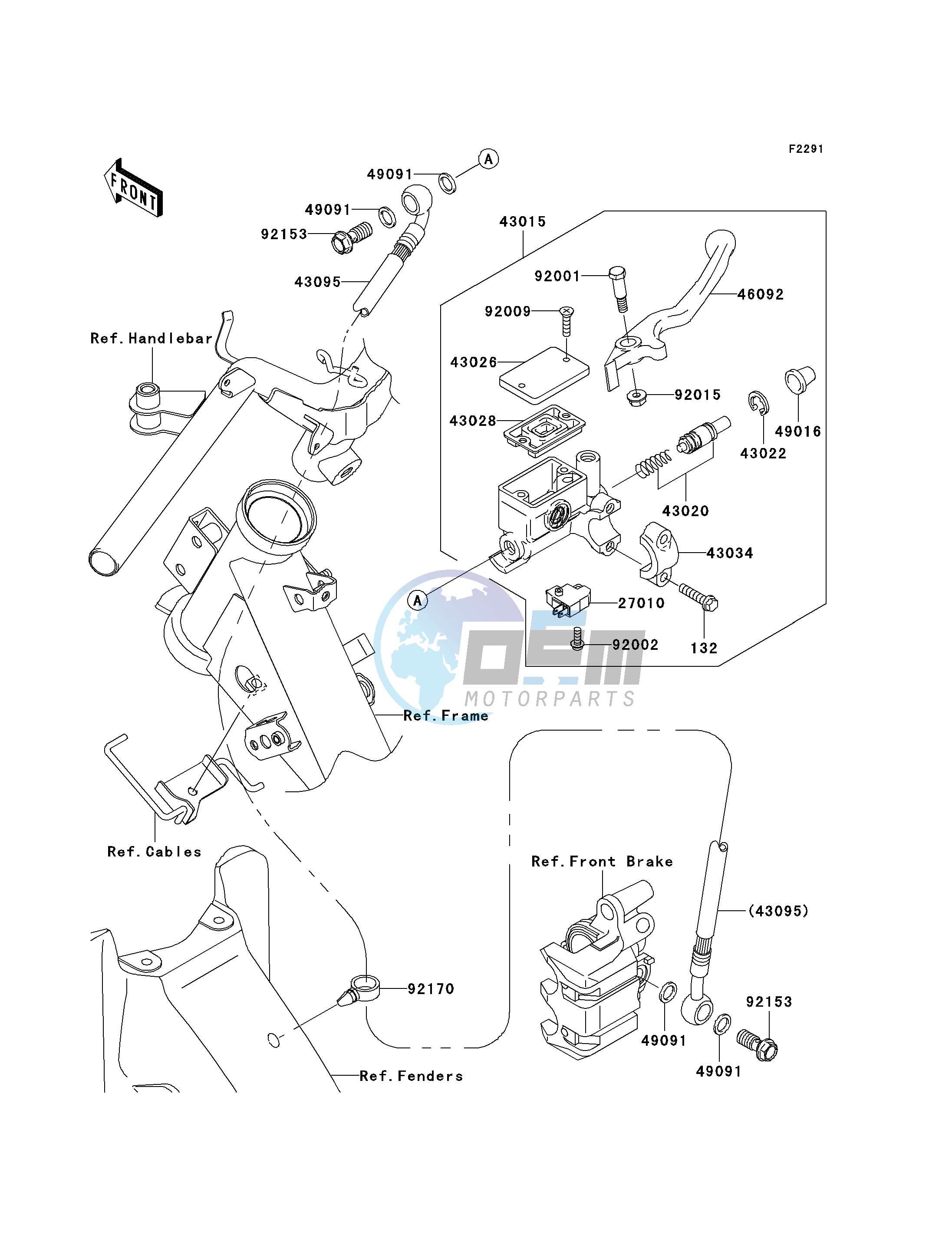 FRONT MASTER CYLINDER