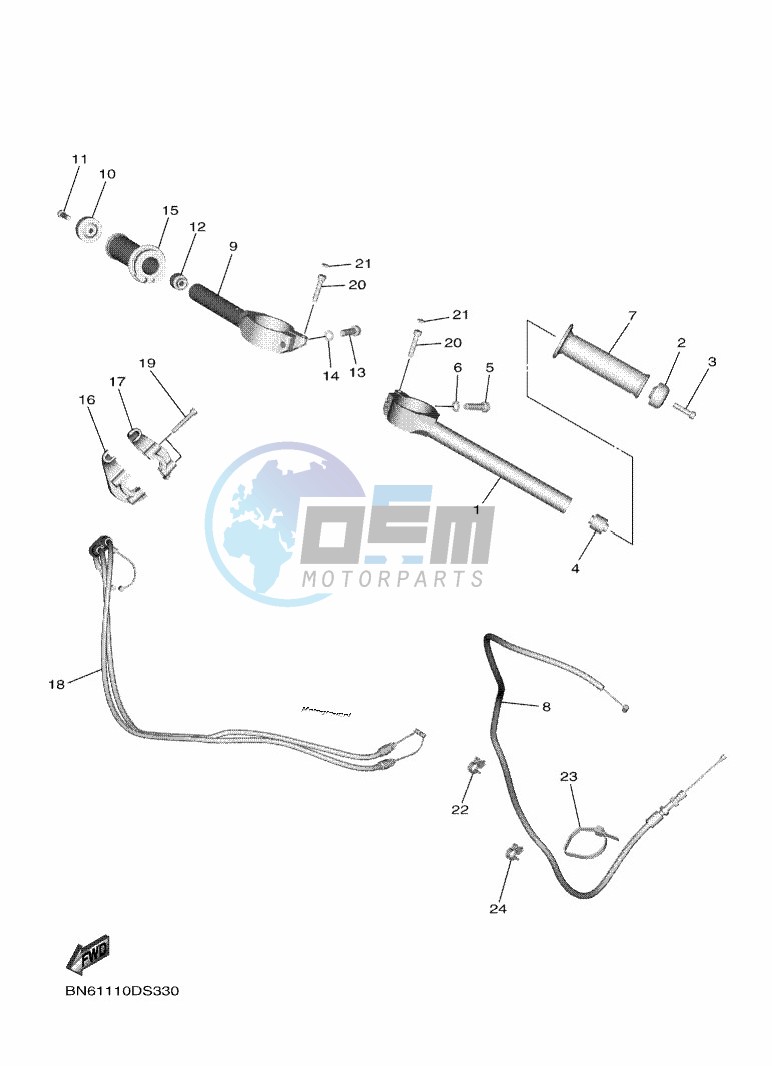 STEERING HANDLE & CABLE