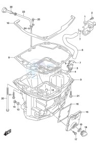 DF 200AP drawing Oil Pan