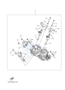 MT07A MT-07 ABS 700 (1XBE) drawing INTAKE 2