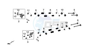 GTS 300i ABS drawing VALVES