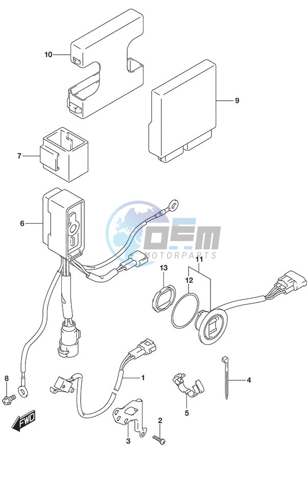 PTT Switch/Engine Control Unit High Thrust