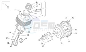 California Vintage 1100 drawing Crankshaft - Piston