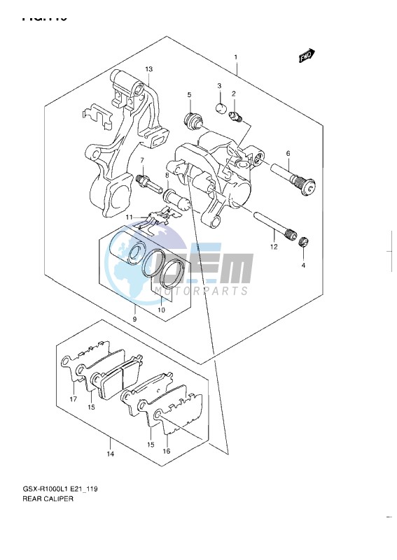 REAR CALIPER