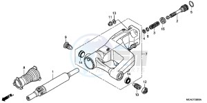 GL1800C drawing SWINGARM