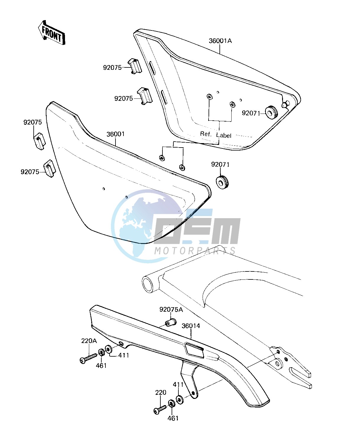 SIDE COVERS_CHAIN COVER -- 81 D2- -