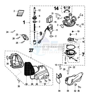 VIVA 2 SL4 A drawing CARBURETTOR