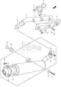 LT-Z400 (E3-E28) drawing MUFFLER