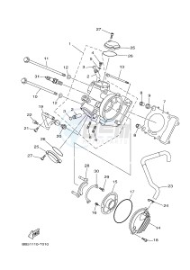 YFM450FWBD YFM45KPXJ KODIAK 450 EPS (BB53) drawing CYLINDER HEAD