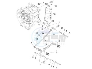 California 1400 Touring SE ABS 1380 drawing Gear lever