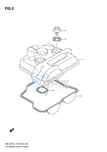 RM-Z250 (E3-E28) drawing CYLINDER HEAD COVER