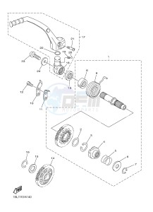 YZ450F (B115 B116 B117) drawing STARTER