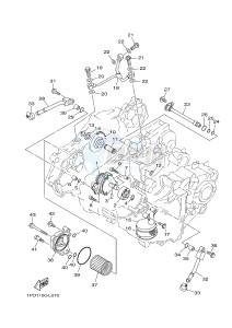 YFZ450 YFZ450D (1PD5 1PD6) drawing OIL PUMP