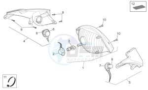 Scarabeo 300 Light e3 drawing Tail light