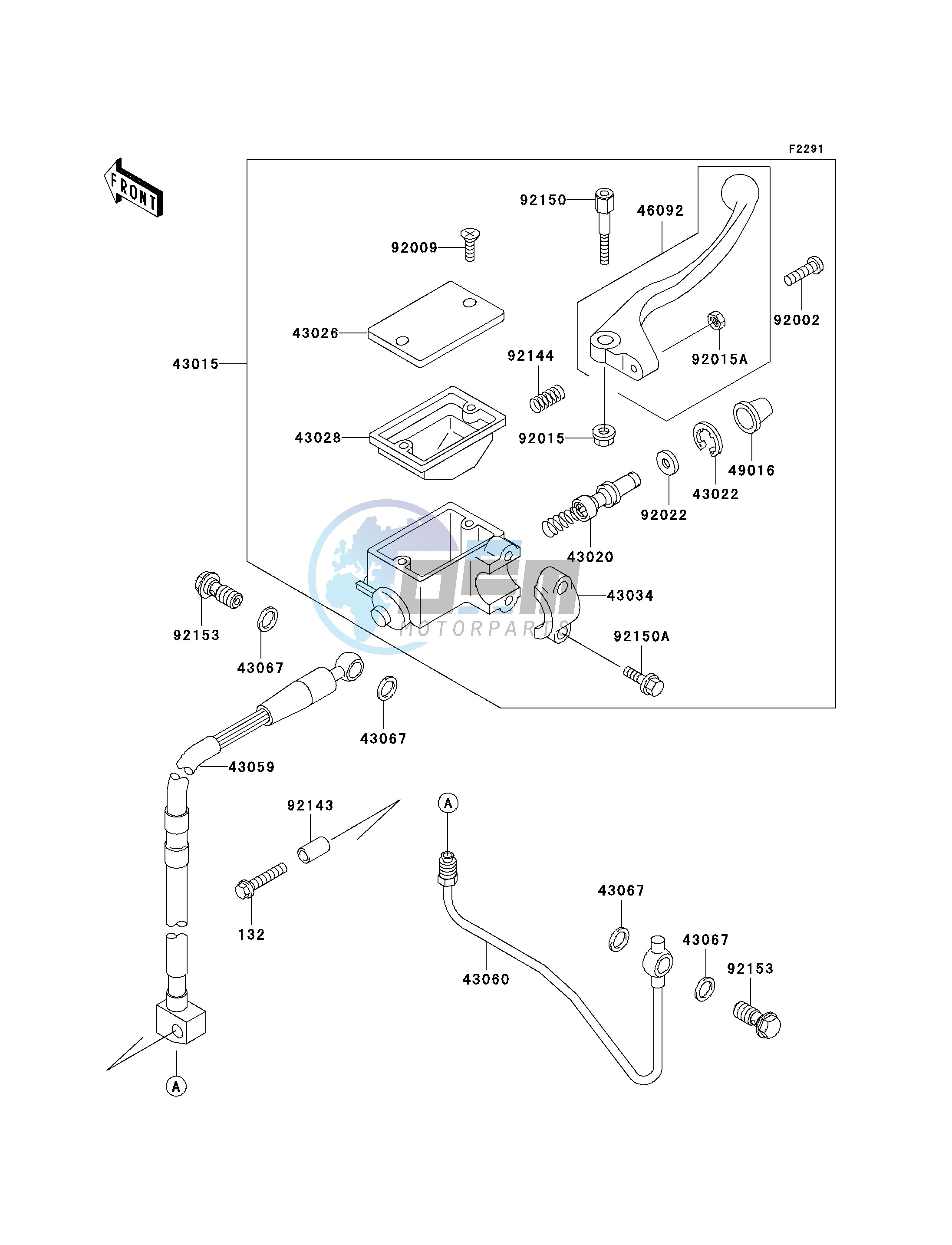 FRONT MASTER CYLINDER