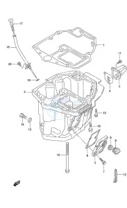 DF 70A drawing Oil Pan