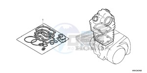 TRX500FM1H TRX500 ED drawing GASKET KIT A