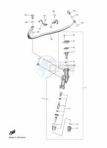 YZ450F (B2W2) drawing REAR MASTER CYLINDER