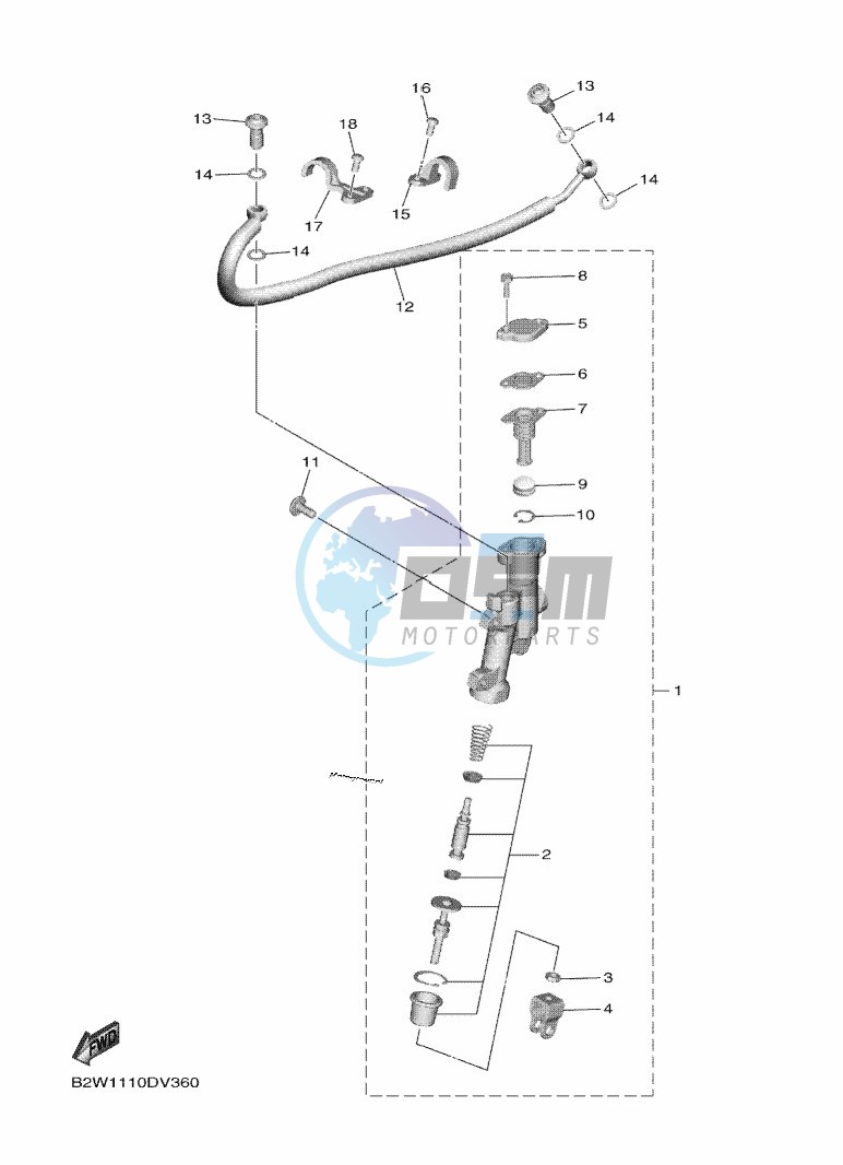 REAR MASTER CYLINDER