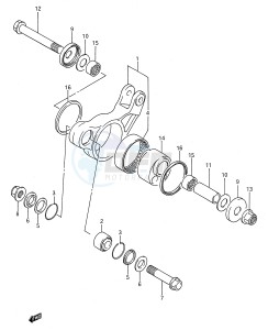 RM80 (E28) drawing CUSHION LEVER (MODEL G)