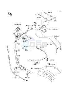 VN2000 CLASSIC VN2000H9F GB XX (EU ME A(FRICA) drawing Cables