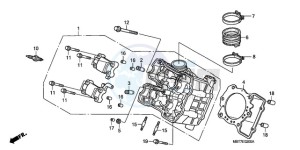 XL1000V9 Ireland - (EK) drawing FRONT CYLINDER HEAD